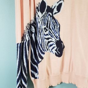 Great for Spring Anthropologie zebra sweater